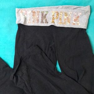 Sequin Yoga Pants
